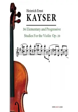 کایزر _ 36 اتود مقدماتی تا پیشرفته برای ویولن - فروشگاه اینترنتی رادوین ملودی