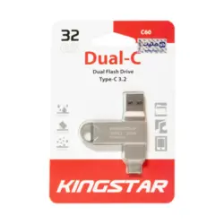 فلش مموری USB 3.2 و Type-C کینگ استار مدل C60