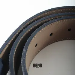 کمربند جیر طبیعی سرمه ای