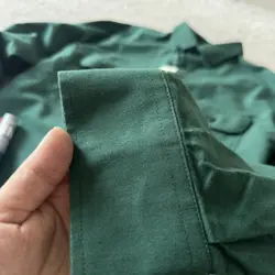 پیراهن کتان دو جیب سبز۱۱۸۰۸