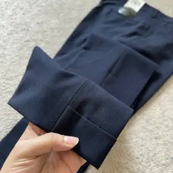 شلوار پارچه ای بزیاق سرمه ای