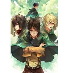 نقاشی با الماس طرح اتک آن تایتان