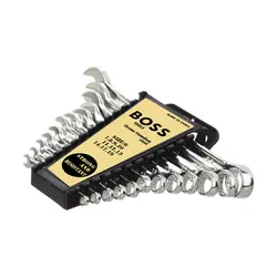 آچار یکسر تخت و یکسر رینگی باس مدل XR1103 مجموعه 12 عددی