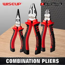 انبر دست 8 اینچ حرفه ای وایساپ WISEUP مدل 010109 آمریکا