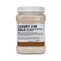 ماسک صورت هیدروژلی طلا 24 عیار لوکسوری گلد 650 گرمی LUXURY 24K GOLD