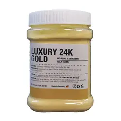 ماسک صورت هیدروژلی طلا 24 عیار لوکسوری گلد 650 گرمی LUXURY 24K GOLD