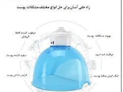 دستگاه ماسک هیدروژن تراپی و اکسیژن تراپی صورت به همراه بخور اوزون و نوردرمانی Hydrogen therapy mask and facial oxygen therapy device