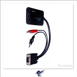 مبدل VGA به HDMI همراه صدا با کيفيت HD فرانت FN-VAUH