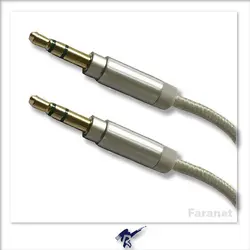 کابل AUX کنفی ١ به ١ صدا استریو فرانت – طول 1 متر