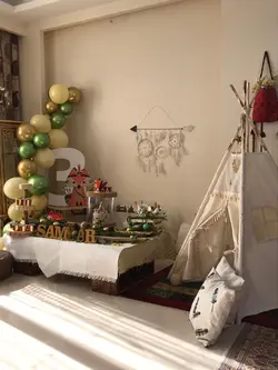 چادر سرخ پوستی طرح پسرونه