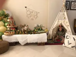 چادر سرخ پوستی طرح پسرونه