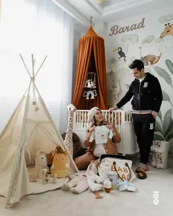 چادر سرخ پوستی طرح تور دار