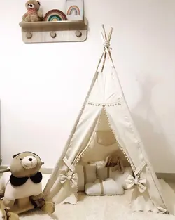 چادر سرخ پوستی طرح پاپیون