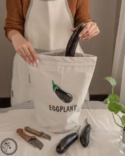 کیسه نگهداری سبزیجات طرح بادمجون