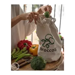 کیسه نگهداری سبزیجات طرح کلم بروکلی
