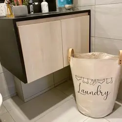 باکس لباس چرک با طرح بند رخت