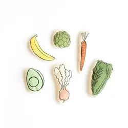 عروسک پارچه ای طرح سبزیجات