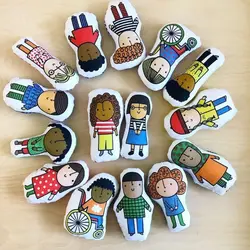 عروسک پارچه ای طرح انسان