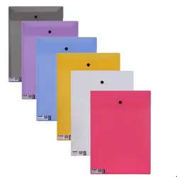 پوشه دکمه دار پاپکو مدل ارکید کد B5-121  کد 2315