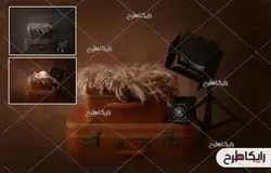 پس زمینه و بک دراپ عکاسی نوزاد