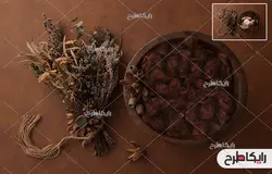 پشت زمینه عکاسی و آتلیه نوزاد و گل