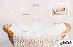 دانلود بک دراپ سبد نوزاد