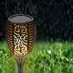 چراغ باغی خورشیدی مدل مشعل متحرک XF-6006