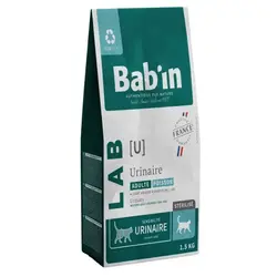 غذای خشک درمانی گربه مشکل مجاری ادراری Urinary برند Babin بابین 1.5 کیلویی