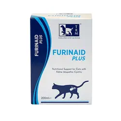 شربت مکمل مشکلات ادراری گربه مدل furinaid plus برند TRM تی آر ام 160 میلی