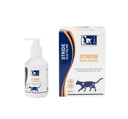 شربت مکمل غضروف و مفاصل گربه مدل stride plus برند TRM تی آر ام 160 میلی