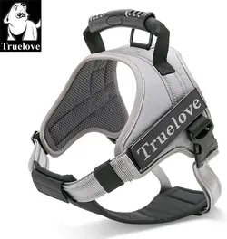 قلاده سگ کتفی مدل Security Plus برند true love ترولاو رنگ طوسی سایز L