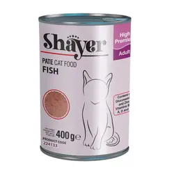 کنسرو پته ماهی گربه برند شایر 400 گرمی
