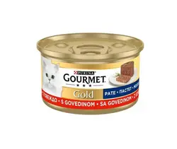 کنسرو گربه پته گوشت گاو برند Gourmet گورمت 85 گرمی