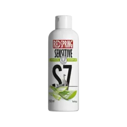 شامپو سگ با موهای حساس سگ با رایحه آلوئه ورا s7 برند Red spring رداسپرینگ 250 میلی