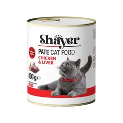 کنسرو پته مرغ و جگر گربه برند شایر 800 گرمی