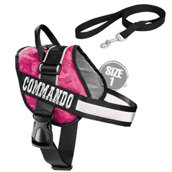 قلاده سگ کتفی با لید مدل کماندو برند Ninapet نیناپت سایز 1