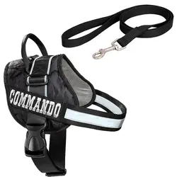 قلاده سگ کتفی با لید مدل کماندو برند Ninapet نیناپت سایز 1