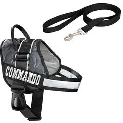 قلاده سگ کتفی با لید مدل کماندو برند Ninapet نیناپت سایز 1