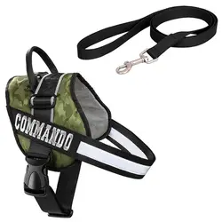 قلاده سگ کتفی با لید مدل کماندو برند Ninapet نیناپت سایز 1