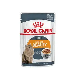 پوچ گربه بالغ برای زیبایی پوست و مو برند Royal canin رویال کنین 85 گرمی