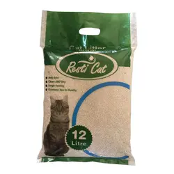 خاک گربه مدل گرانولی برند Resti cat رستی کت 10 کیلویی