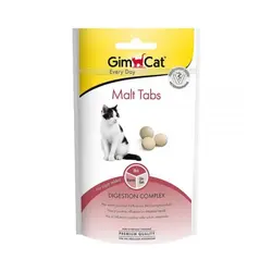 قرص آنتی هیربال سرشار از عصاره مالت برند Gim cat جیم کت 40 گرمی