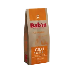 غذای خشک کلاسیک گربه بالغ طعم مرغ برند Babin بابین 14 کیلویی