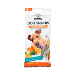 تشویقی سگ مدل اسنک نرم طعم کدو حلوایی برند How Bone هاو بن 5 عددی 80 گرمی