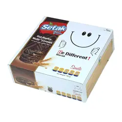 بیسکویت سبوس دار چند غله کاکائویی طرح لبخند ستاک 760 گرمی