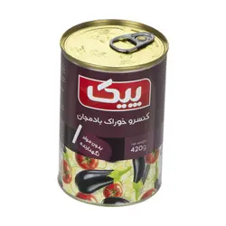 کنسرو خوراک بادمجان پیک 420 گرمی