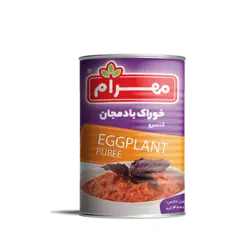 کنسرو خوراک بادمجان مهرام 400 گرمی