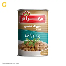 کنسرو خوراک عدسی مهرام 400 گرمی