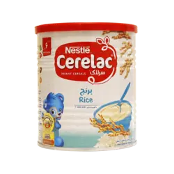 سرلاک برنج به همراه شیر نستله مناسب کودکان از پایان ۶ ماهگی ۴۰۰ گرم