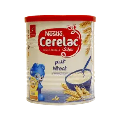 سرلاک گندم به همراه شیر نستله مناسب کودکان از پایان ۶ ماهگی ۴۰۰ گرم